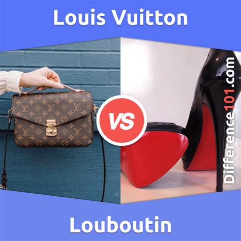 difference between louis and Louboutin